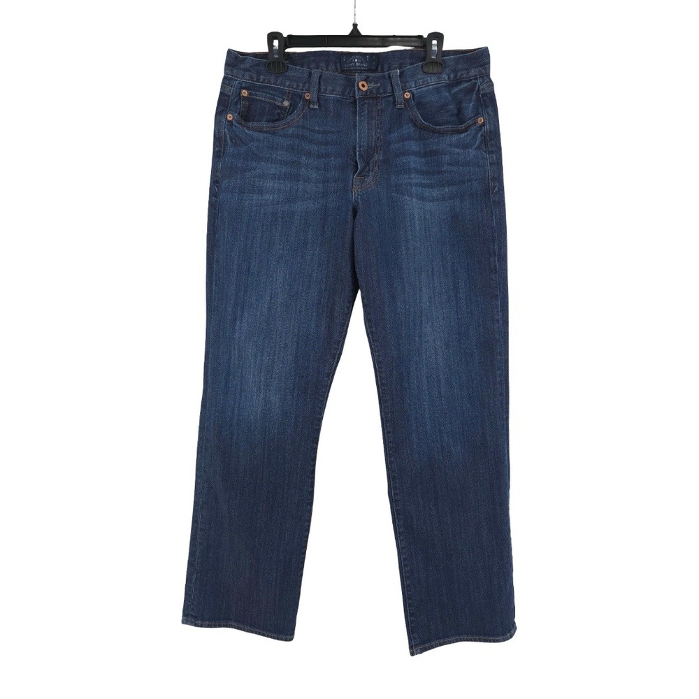 Lucky Brand Jeans Size 34x32 361 Vintage Straight Mid Rise‎ Dark Wash Blue